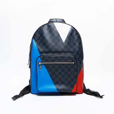 ルイ・ヴィトン LOUIS VUITTON 2016年製 ダミエ コバルト ジョッシュ アメリカズカップ 2017 リュック・デイパック ブラック WS22771