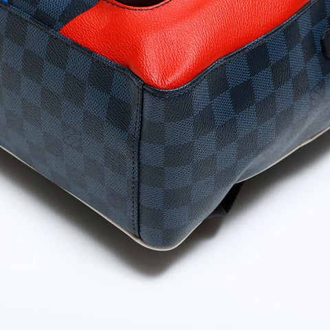 ルイ・ヴィトン LOUIS VUITTON 2016年製 ダミエ コバルト ジョッシュ アメリカズカップ 2017 リュック・デイパック ブラック WS22771