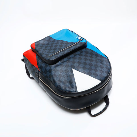 ルイ・ヴィトン LOUIS VUITTON 2016年製 ダミエ コバルト ジョッシュ アメリカズカップ 2017 リュック・デイパック ブラック WS22771