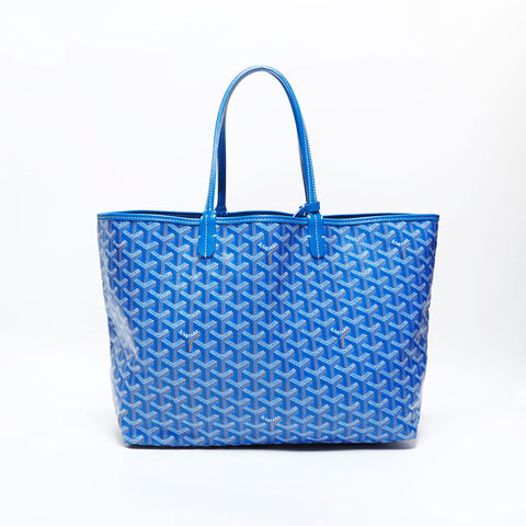 ゴヤール GOYARD サンルイ トートバッグ ブルー WS22773