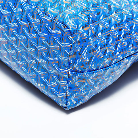 ゴヤール GOYARD サンルイ トートバッグ ブルー WS22773