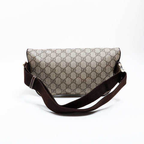 グッチ GUCCI GGスプリーム PVC ウエストバッグ ブラウン WS22774