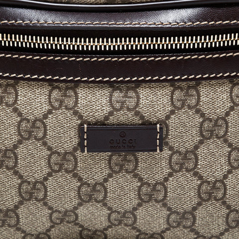 グッチ GUCCI GGスプリーム PVC ウエストバッグ ブラウン WS22774
