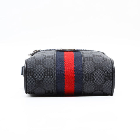 バレンシアガ BALENCIAGA ×GUCCI コラボ ザ ハッカー プロジェクト ショルダーバッグ ブラック WS22778