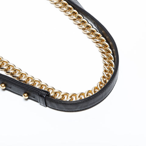 シャネル CHANEL 24番台 2017-2018 シェブロン キャンバス ミニ ボーイ ショルダーバッグ ネイビー WS22784