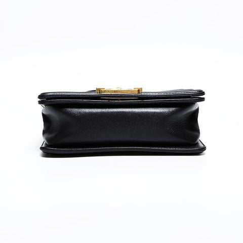 シャネル CHANEL 24番台 2017-2018 シェブロン キャンバス ミニ ボーイ ショルダーバッグ ネイビー WS22784