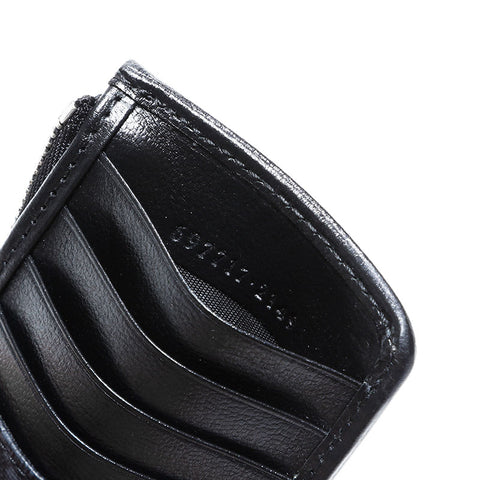 グッチ GUCCI PVC GG スプリーム コインケース付き カードケース ブラック WS22786
