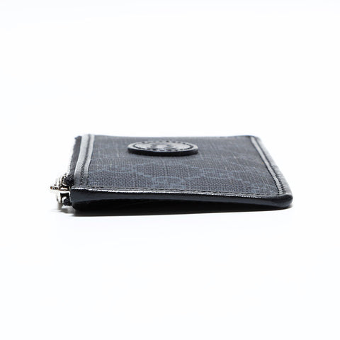 グッチ GUCCI PVC GG スプリーム コインケース付き カードケース ブラック WS22786