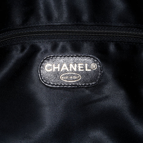 CHANEL No. 3 1994-1999 COCO Mark Caviar Chain Shoulder Bag black WS22787