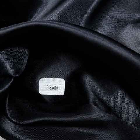 CHANEL No. 3 1994-1999 COCO Mark Caviar Chain Shoulder Bag black WS22787