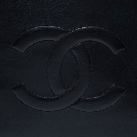 シャネル CHANEL ラムスキン ココマーク チェーン ショルダーバッグ ブラック WS22788