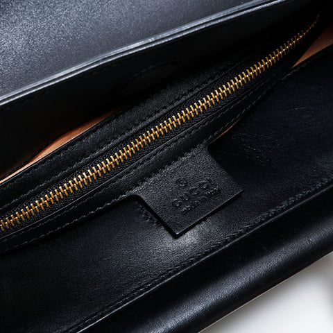 グッチ GUCCI ニムフェア レザー サッチェルバッグ S ショルダーバッグ ブラック WS22791
