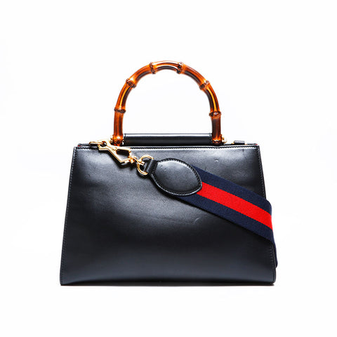 グッチ GUCCI ニムフェア レザー サッチェルバッグ S ショルダーバッグ ブラック WS22791
