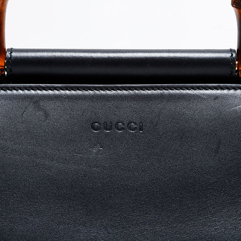 グッチ GUCCI ニムフェア レザー サッチェルバッグ S ショルダーバッグ ブラック WS22791