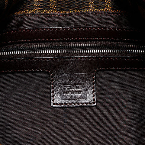 フェンディ FENDI ズッカ マンマバケット ショルダーバッグ ブラウン WS22793