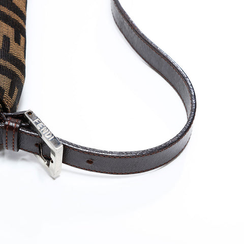フェンディ FENDI ズッカ マンマバケット ショルダーバッグ ブラウン WS22793