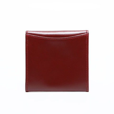 カルティエ CARTIER マスト ドゥ レザー ミニ コンパクト コインケース レッド WS22795