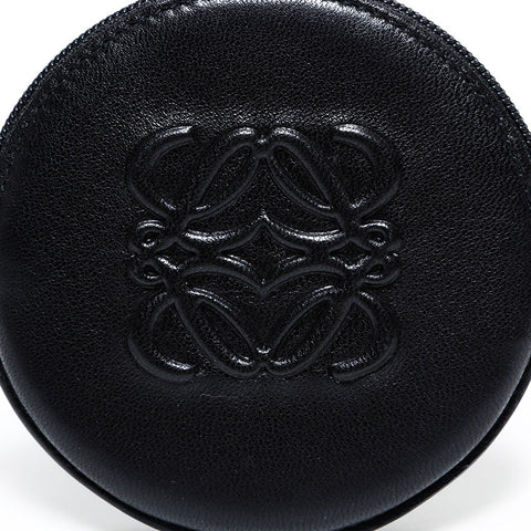 LOEWE Anagram Leather Mini Coin case black WS22796