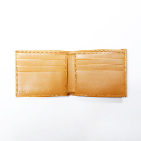 GUCCI GG canvas Bifold Wallet Brown WS22797