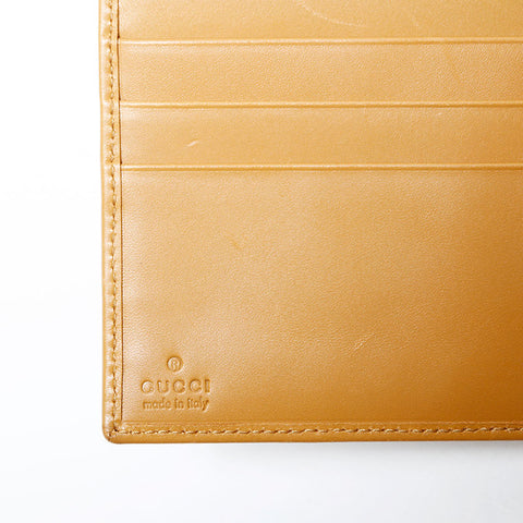 GUCCI GG canvas Bifold Wallet Brown WS22797