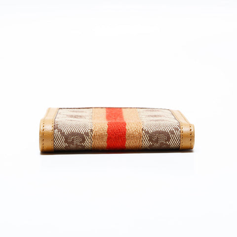 GUCCI GG canvas Bifold Wallet Brown WS22797