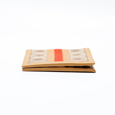 GUCCI GG canvas Bifold Wallet Brown WS22797
