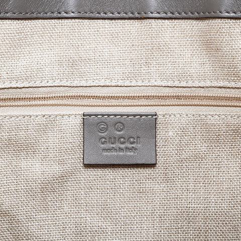グッチ GUCCI マイクロ GG シマ レザー 2way ハンドバッグ グレー WS22800
