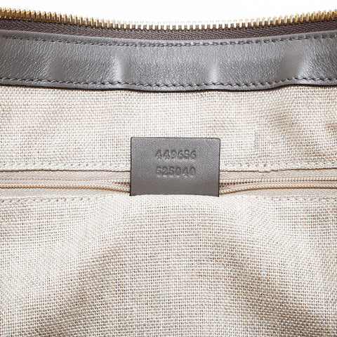 グッチ GUCCI マイクロ GG シマ レザー 2way ハンドバッグ グレー WS22800