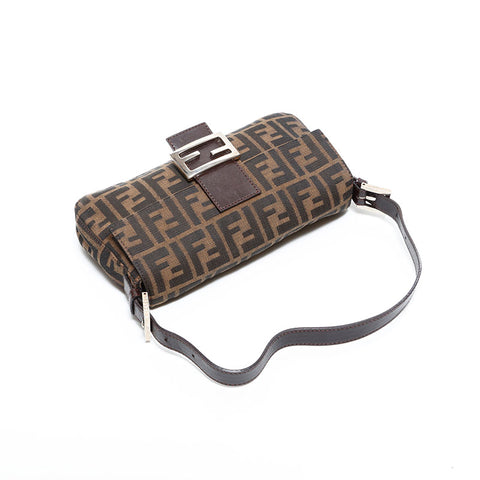 フェンディ FENDI マンマバケット ズッカ キャンバス ショルダーバッグ ブラウン WS22802
