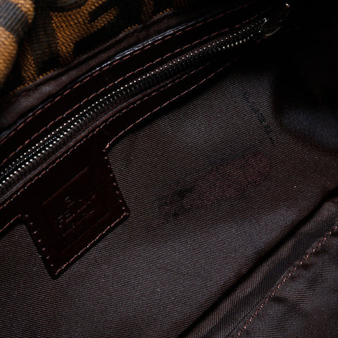 フェンディ FENDI マンマバケット ズッカ キャンバス ショルダーバッグ ブラウン WS22802