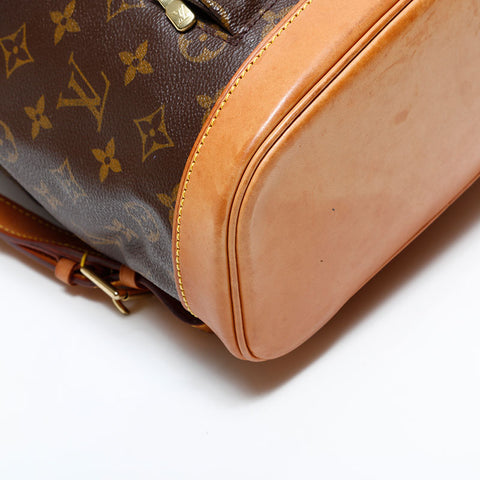 ルイ・ヴィトン LOUIS VUITTON 1990年製 モンスリMM モノグラム リュック・デイパック ブラウン WS22803