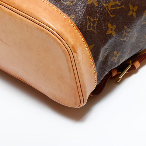 ルイ・ヴィトン LOUIS VUITTON 1990年製 モンスリMM モノグラム リュック・デイパック ブラウン WS22803