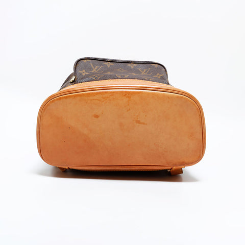 ルイ・ヴィトン LOUIS VUITTON 1990年製 モンスリMM モノグラム リュック・デイパック ブラウン WS22803