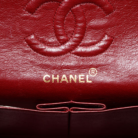 シャネル CHANEL 3番台 1994-1996 コットン ミニ マトラッセ チェーン ダブルフラップ 23 ショルダーバッグ ブラック WS22807