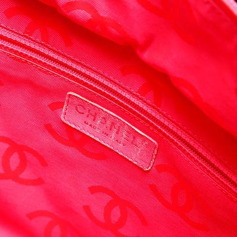 CHANEL No. 9 2004-2005 Lambskin Cambon Tote Bag black WS22809