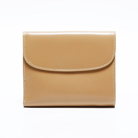 グッチ GUCCI レザー ホースビット 二つ折り財布 ベージュ WS22817
