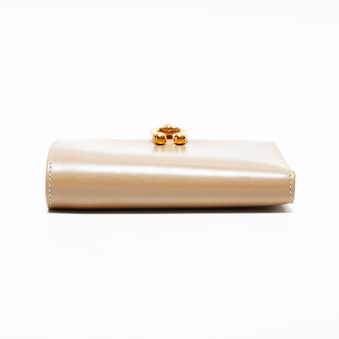 グッチ GUCCI レザー ホースビット 二つ折り財布 ベージュ WS22817