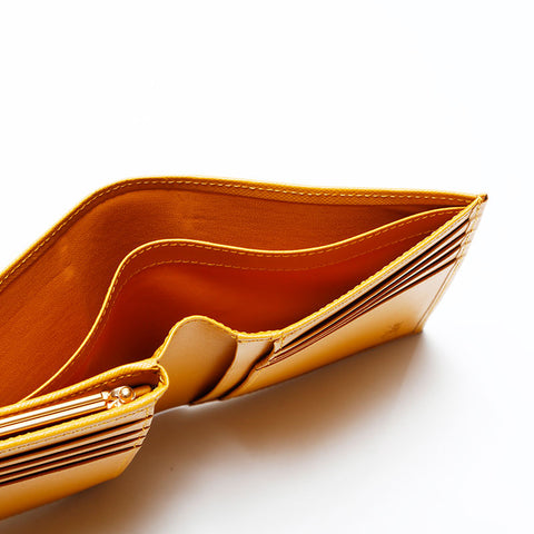 Chloe leather Tri-fold wallet yellow WS22818
