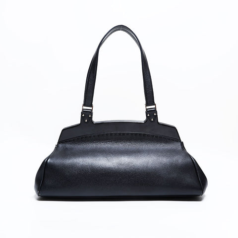 サルヴァトーレフェラガモ Salvatore Ferragamo レザー ガンチーニ ショルダーバッグ ブラック WS22822