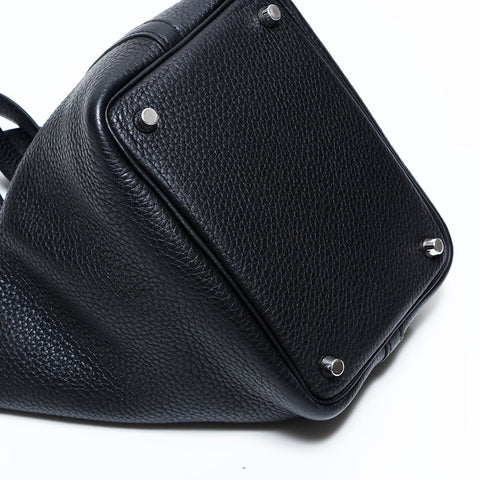 エルメス HERMES 2022年製 ピコタン PM U刻印 ハンドバッグ ブラック WS22825