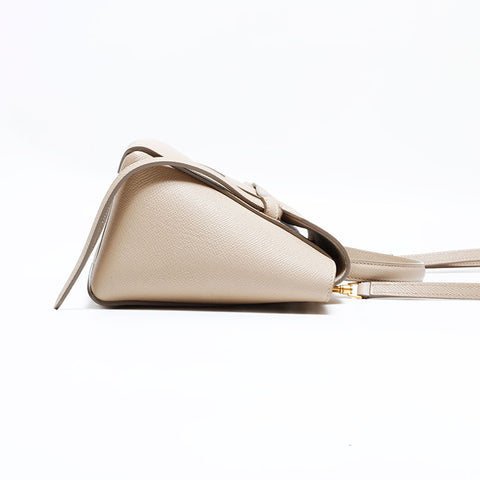 セリーヌ CELINE ナノ　ベルトバッグ レザー 2way ハンドバッグ ベージュ WS22826