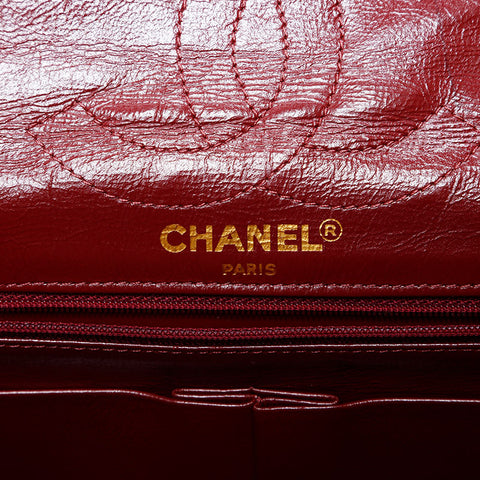 シャネル CHANEL 2番台 1989-1991 パリ限定 マトラッセ チェーン ラムスキン ハンドバッグ ブラック WS22828