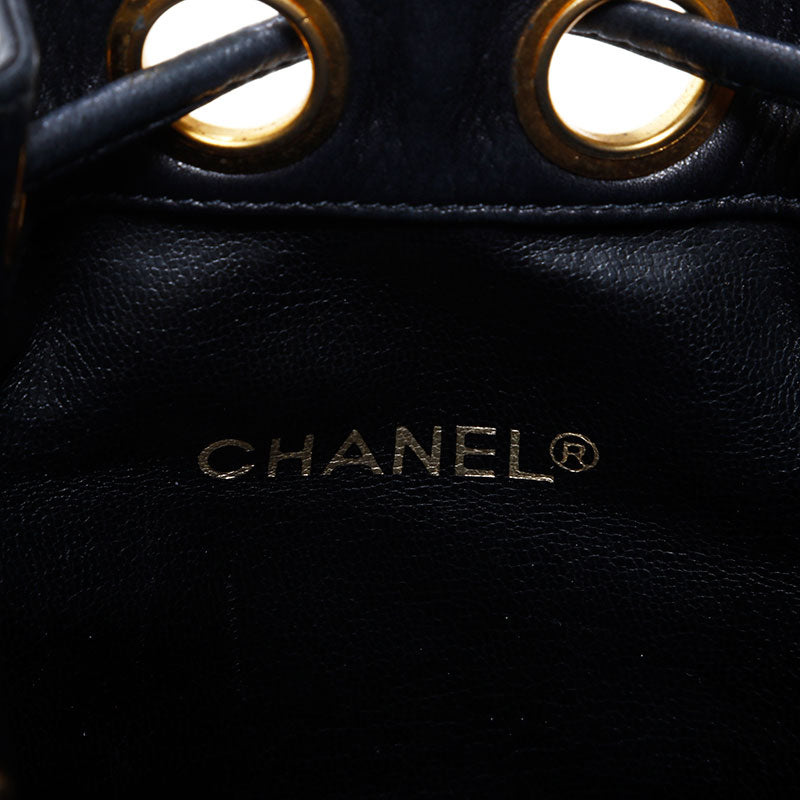 シャネル CHANEL 1番台 1989-1991 ビコローレ チェーン ラムスキン