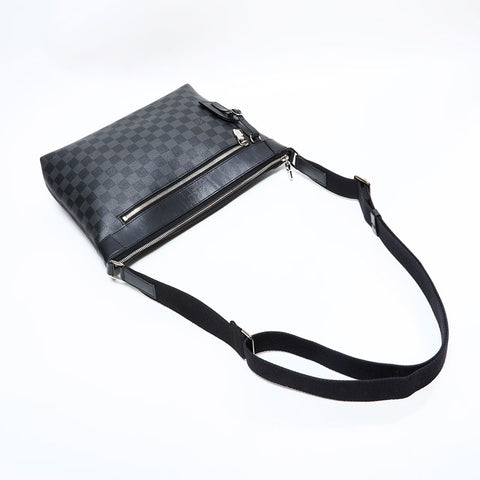 ルイ・ヴィトン LOUIS VUITTON 2018年製 ダミエ ミックPM NM ショルダーバッグ ブラック WS22834
