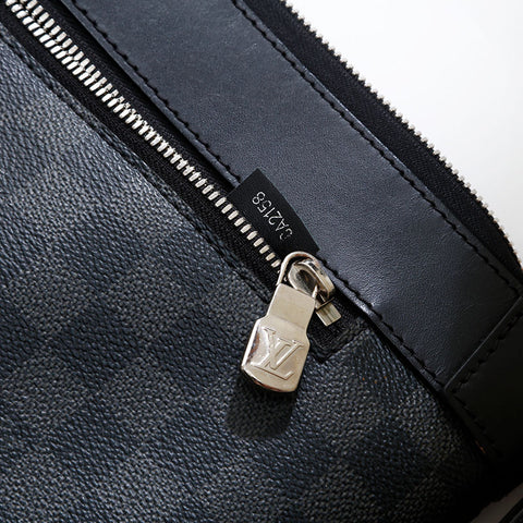 ルイ・ヴィトン LOUIS VUITTON 2018年製 ダミエ ミックPM NM ショルダーバッグ ブラック WS22834