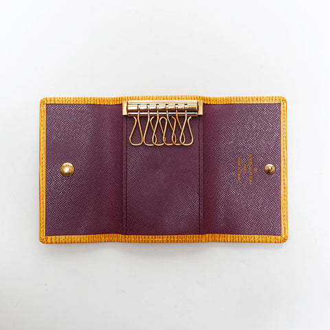 ルイ・ヴィトン LOUIS VUITTON 1996年製 エピ ミュルティクレ6 キーケース イエロー WS22841