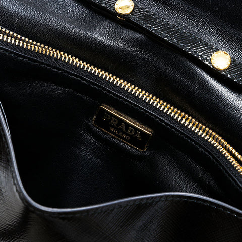 プラダ PRADA レザー ショルダーバッグ ブラック WS22842