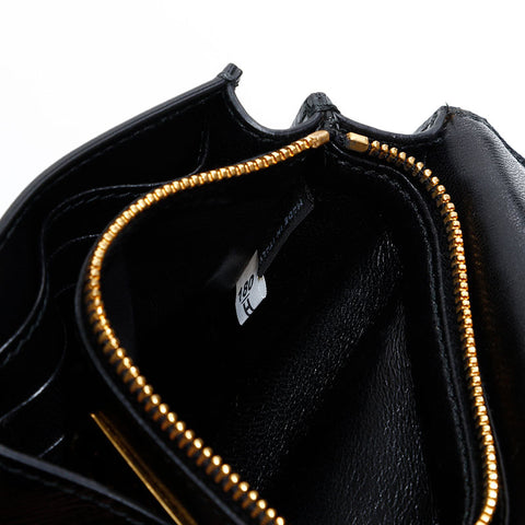 プラダ PRADA レザー ショルダーバッグ ブラック WS22842