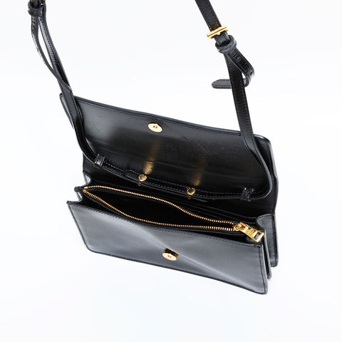 プラダ PRADA レザー ショルダーバッグ ブラック WS22842