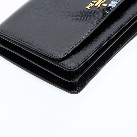 プラダ PRADA レザー ショルダーバッグ ブラック WS22842